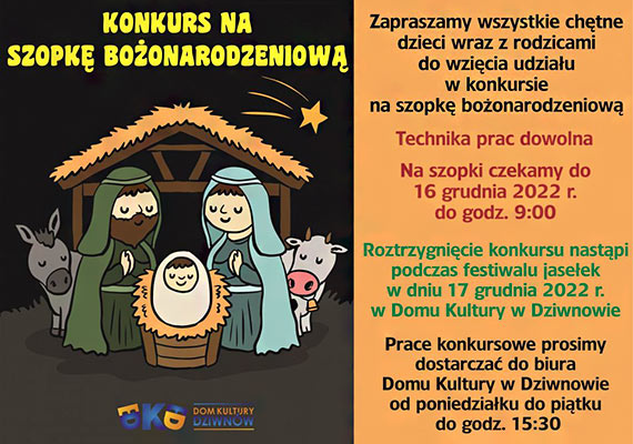 Konkurs na szopkę bożonarodzeniową