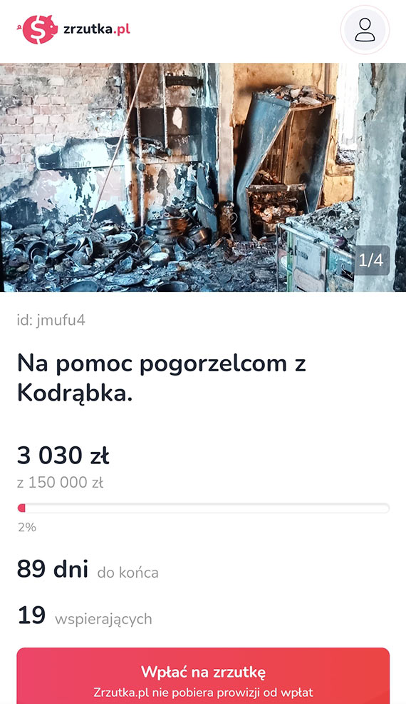 Przed samymi witami spali si im dom. Ruszya zbirka dla pogorzelcw 