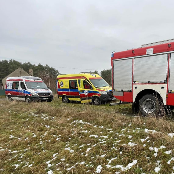 Strażacy z OSP Kołczewo reanimowali kobietę
