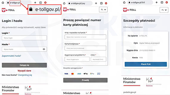 Ostrzegamy przed faszyw stron systemu e-TOLL