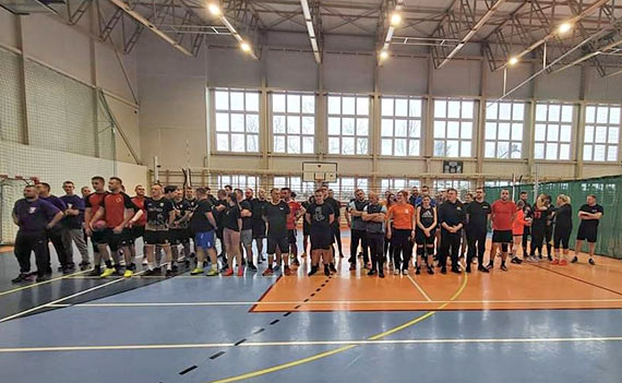 Kamiescy funkcjonariusze zagrali mecz charytatywny dla chorego Antosia