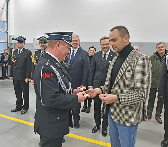 Otwarcie nowej remizy w Lubinie
