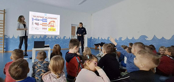 Bezpieczne ferie zimowe – cykl spotkań z dziećmi rozpoczęty