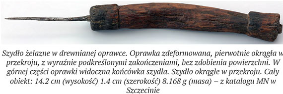 Wczesnoredniowieczne szydo z Jarszewa