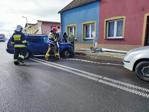 Wypadek drogowy w Recawiu
