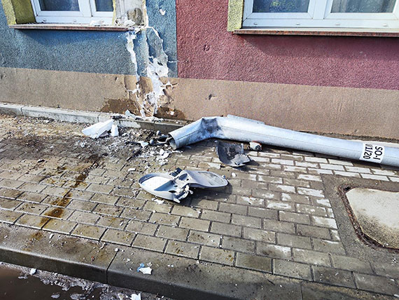 Wypadek drogowy w Recawiu