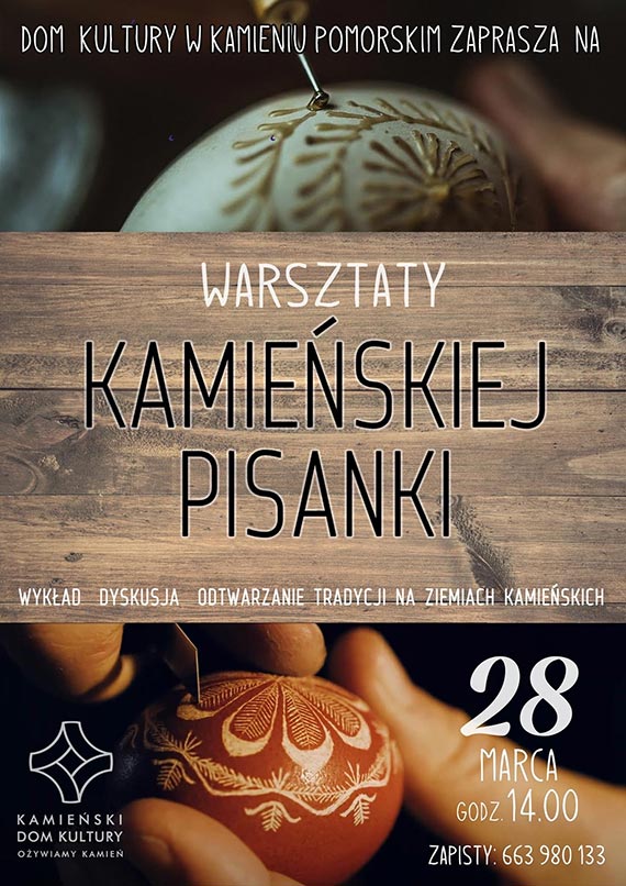 Kamieski Dom Kultury organizuje warsztaty tworzenia pisanek