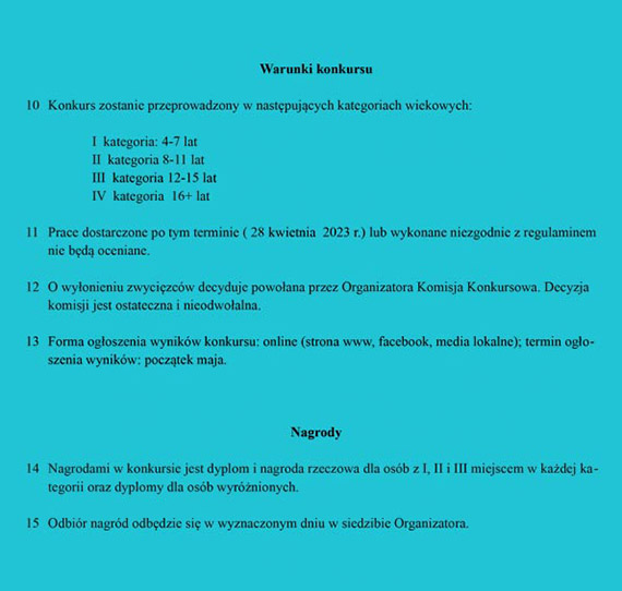 Kamieski Dom Kultury ogasza KONKURS PLASTYCZNY on-line!