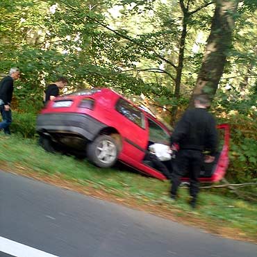 Mi�dzyzdroje: Volkswagenem wjecha� do rowu