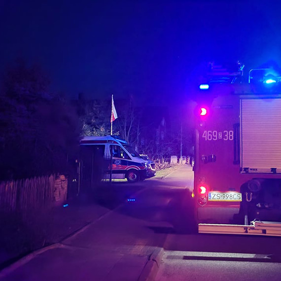 Straacy z OSP Wolin wezwani przez ratownikw medycznych