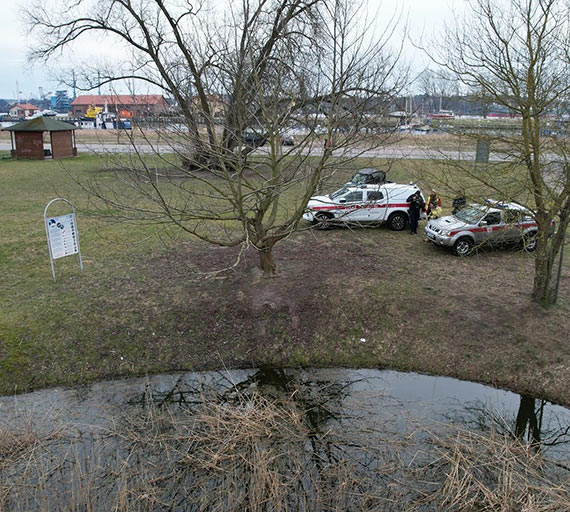 OSP Koczewo ruszyo na pomoc w poszukiwaniu kobiety w winoujciu