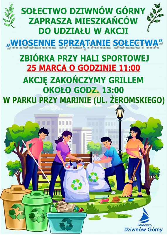 Wiosenne sprztanie soectwa Dziwnw Grny