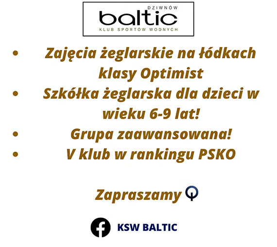 Zapraszamy do szkółki żeglarskiej w Dziwnowie