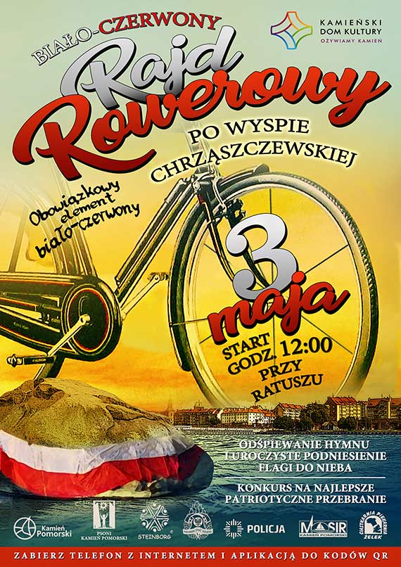  Przypominamy, e ju w rod odbdzie si BIAO-CZERWONY RAJD ROWEROWY z okazji majowych wit Narodowych