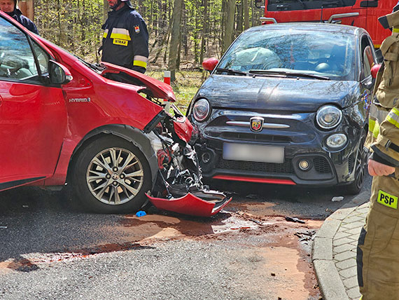 Wypadek na 102. na skraju Midzyzdrojw. Zobacz film!