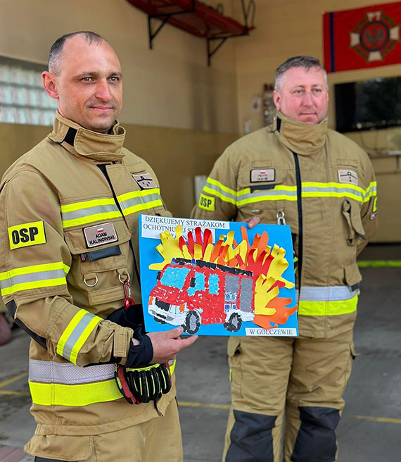 Wizyta dzieci z przedszkola