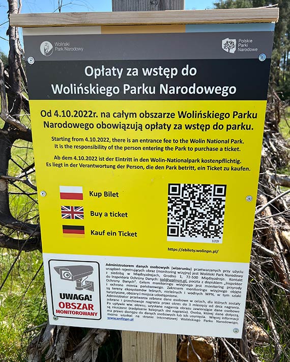 Zapory przy wejciu do Woliskiego Parku Narodowego. Mieszkaniec: To skandal i zamach na wolno ludzi