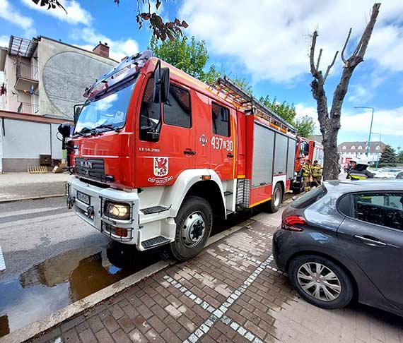 Ćwiczenia: Pożar wieży kościelnej w Wolinie