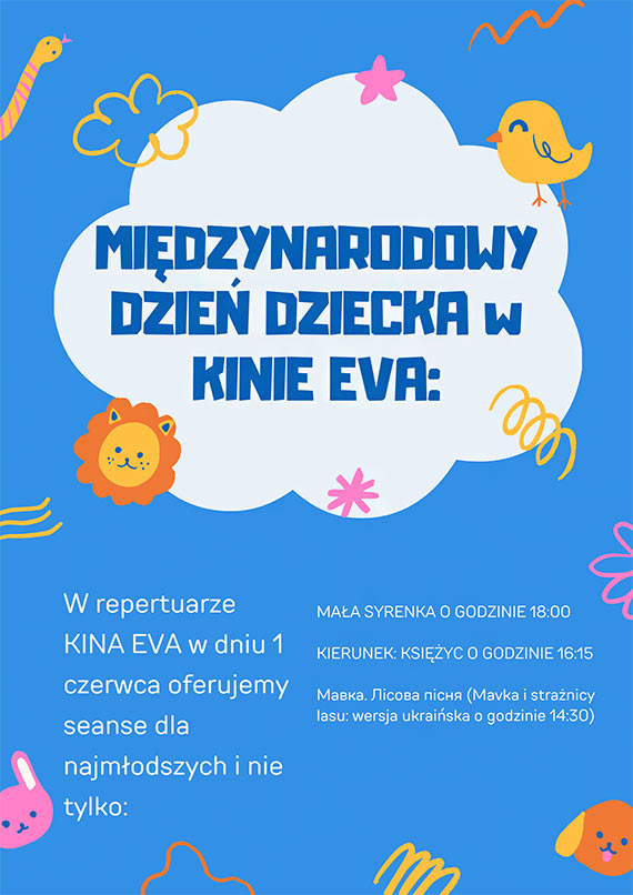 Repertuar kina „EVA” w Międzyzdrojach na promenadzie