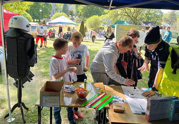 Piknik Rodzinny z kamieńskimi funkcjonariuszami