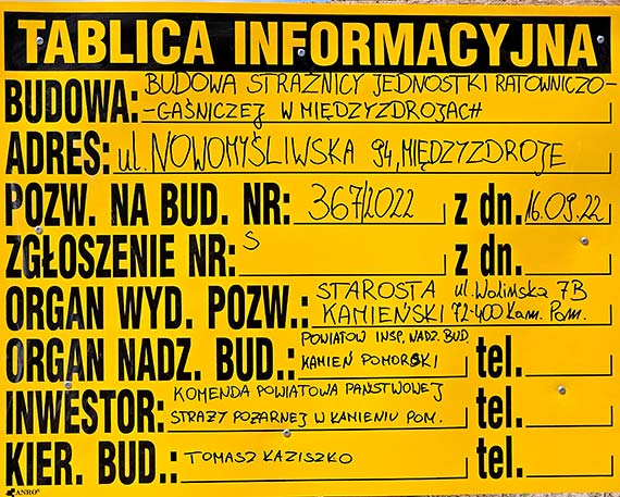 Zaczęto budowę jednostki ratowniczo-gaśniczej w Międzyzdrojach