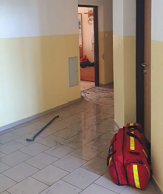 Pożar mieszkania w Międzyzdrojach