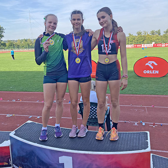 5 medali Akademii Lekkoatletycznej Międzyzdroje