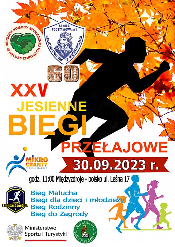 XXV Jesienne Biegi Przeajowe przy Szkole Podstawowej Nr 1 w Midzyzdrojach