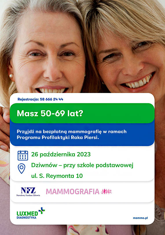 Bezpatne badanie mammograficzne