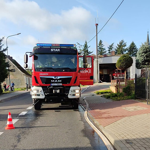 OSP Świerzno: Pożar kuchni w Gostyniu
