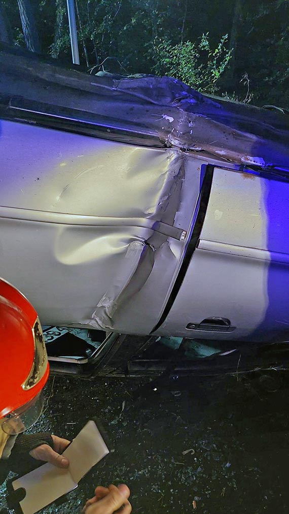 Wypadek na drodze wojewódzkiej nr 102
