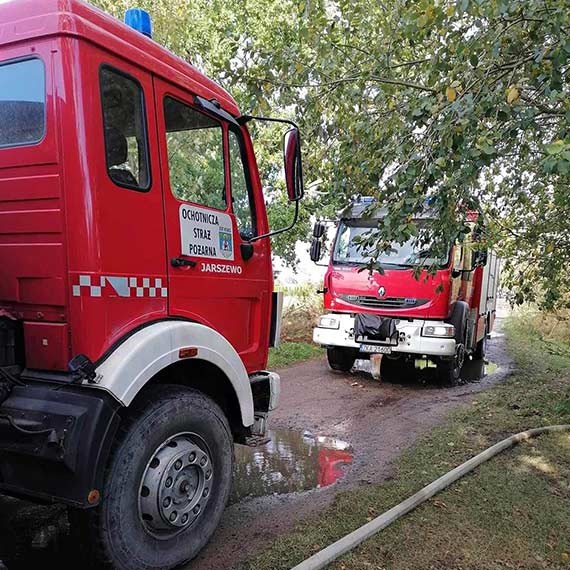Intensywny dzień strażaków z OSP Jarszewo