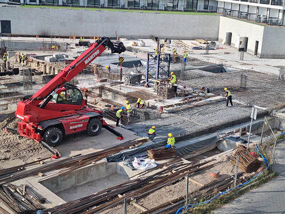 Trwają prace na budowie jednego z największych Aquaparków na Wybrzeżu