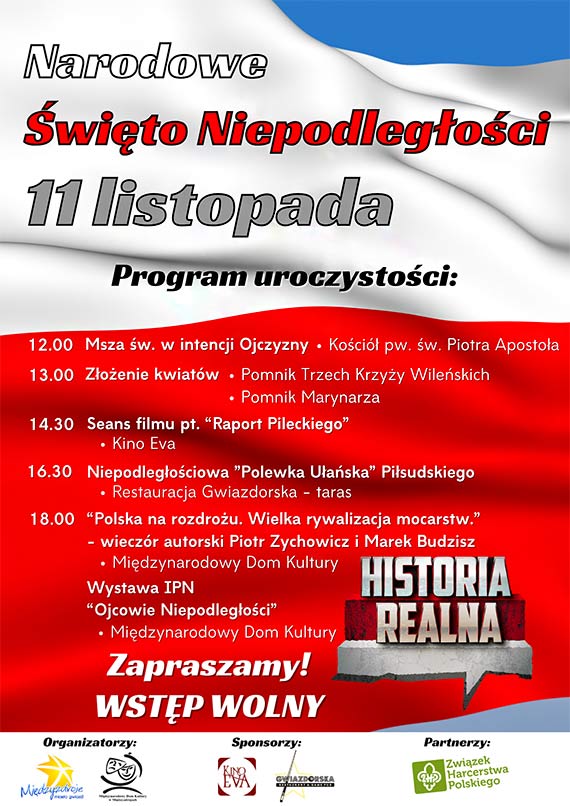 Biało – czerwone Międzyzdroje świętuje Dzień Niepodległości