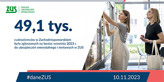 Zachodniopomorskie: ponad 49,1 tys. cudzoziemcw