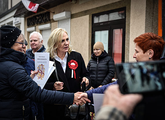 Uroczyste odsonicie kolejnej, woliskiej mozaiki