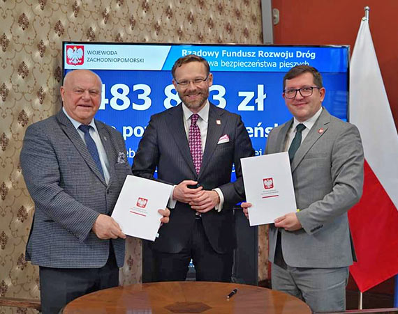 Umowa z Powiatem Kamieskim na popraw bezpieczestwa podpisana