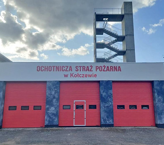 W Kołczewie stanęła wieża szkoleniowo-turystyczna