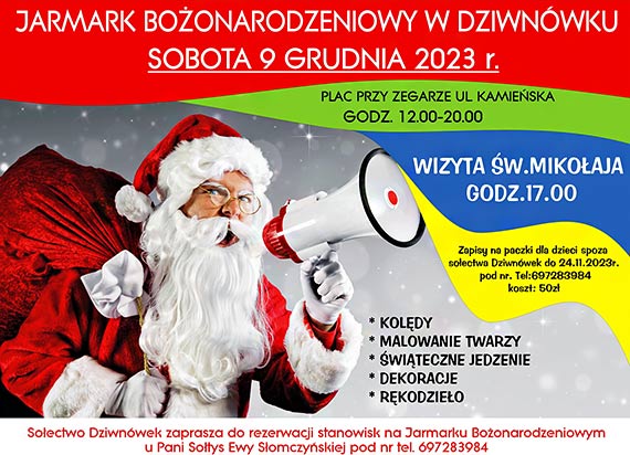 Jarmark Boonarodzeniowy w Dziwnwku