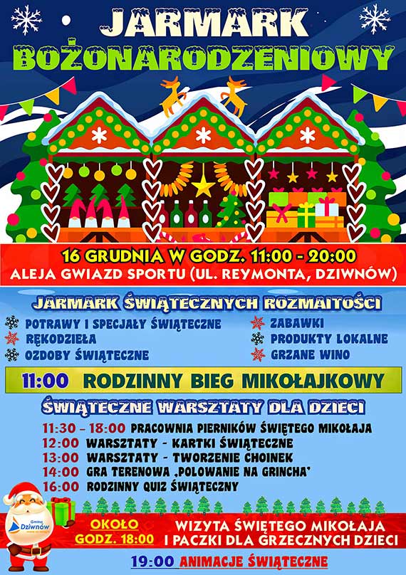 Zapraszamy na Jarmark Boonarodzeniowy w Dziwnowie