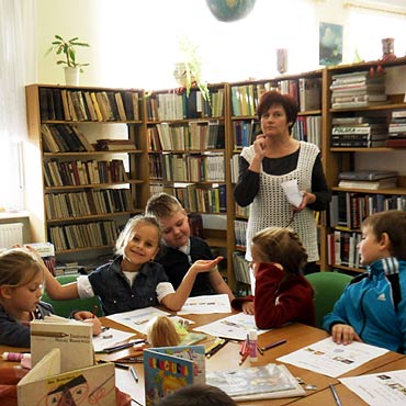 Brzechwa w bibliotece Dziwnowie 