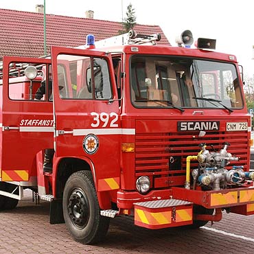 Strażacy z Wolina dostali od Szwedów samochód gaśniczy