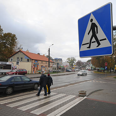 To przej�cie dla pieszych jest niebezpieczne