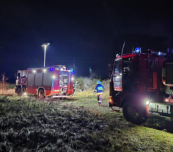 Pożar w wigilijny wieczór