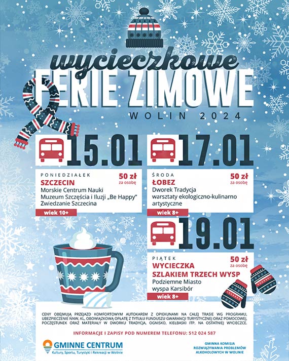 Ferie z GCKSTiR w Wolinie – 3 niesamowite wycieczki