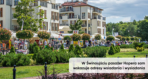 370 połączeń door-to-door do Świnoujścia