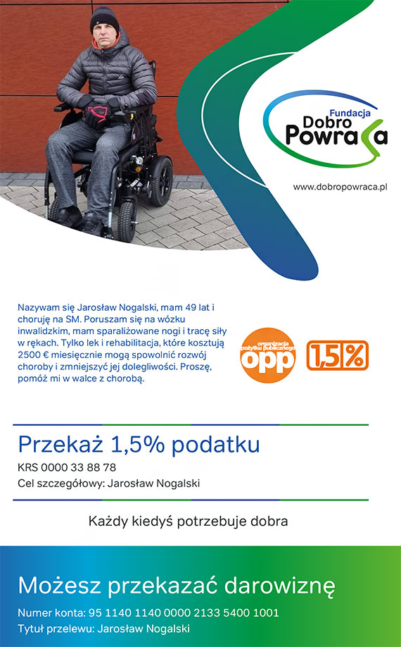 Każdy kiedyś potrzebuje dobra - teraz potrzebuje go strażak Jarek