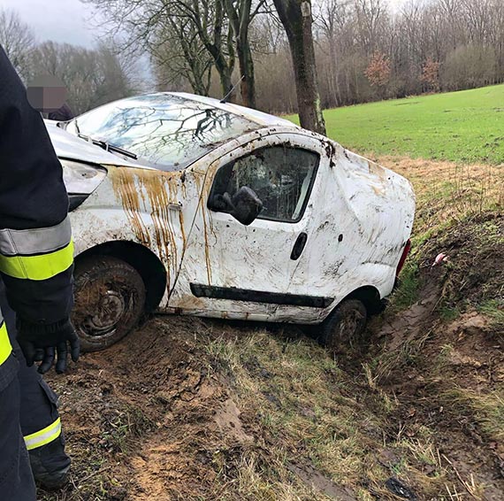 Zdarzenie drogowe w Jarszewie