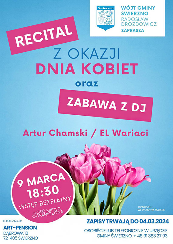 Dzie Kobiet w Gminie wierzno – Zaproszenie