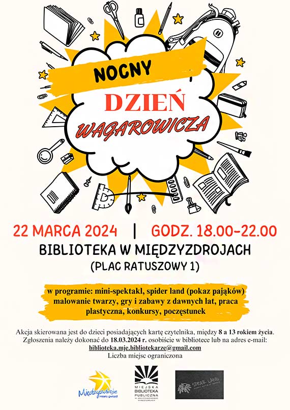 Kalendarz imprez marzec 2024